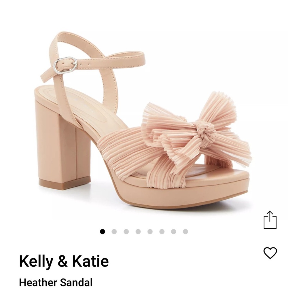 Kelly and Katie blush heels
